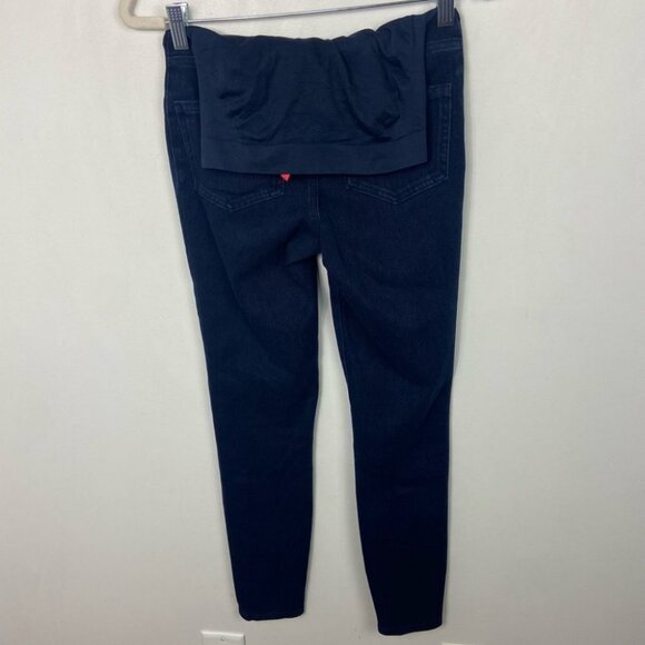 Spanx Mama Ankle Leggings Jean-Ish Jeggings Dark Blue Size XS Magic Supportive - Picture 11 of 13